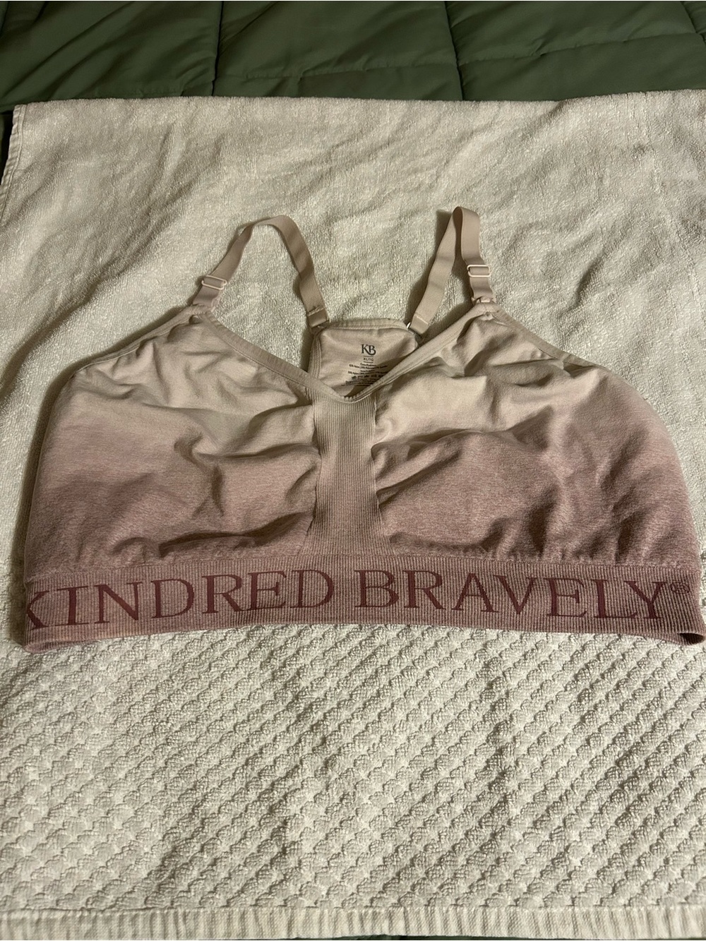 Kindred Bravely Ombre Nursing /Pumping Bra - Pink and Cream Gradient